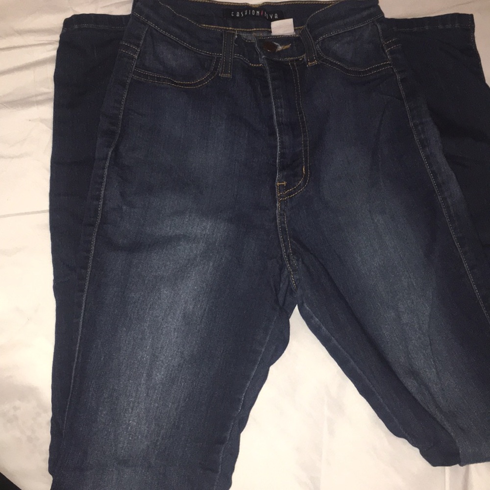 fashion nova super high waisted jeans